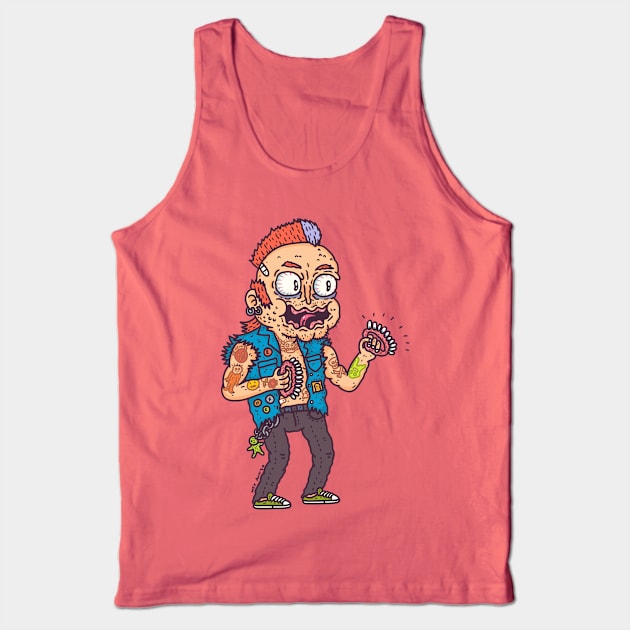 Denture Fist Tank Top by hex